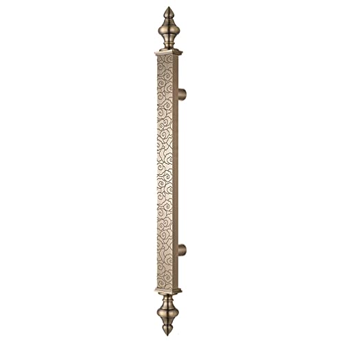 Poignée de porte coulissante et battante rétro en verre et bois pour maison