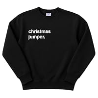 Teesh® Funny Christmas Jumper – Unisex Novelty Xmas Sweatshirt – Sarcastic Festive Jumper for Parties & Secret Santa – Premium PolyCotton, UK Printed (UK, Alpha, XL, Regular, Regular, Black)