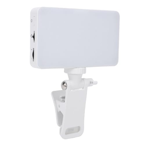 Image of Sanpyl LED Portable Selfie Light, Video Conference Lighting with Clip and Hot Shoe, 2800K to 9000K Adjustable, for Outdoor Photography Live Streaming