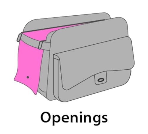 Hundetasche - Tragetasche Gigi Schwarz – 40x22x28cm – Kunstleder – Kissen herausnehmbar – Sicherheitsleine – Tragegriffe – Belüftungsnetz – Standfüße – Außentasche