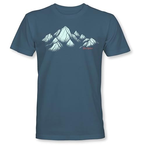Berg T-Shirt Herren : Beloved Mountains - Berge Kletter T-Shirt Männer MTB - Geschenk für Wanderer - Bergsteiger Outdoor Ausrüstung (XXL)