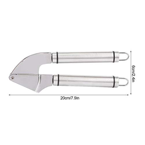 Triturador de alho higiênico, espremedor de alho, não é fácil de ferrugem Alho manual de espremedor