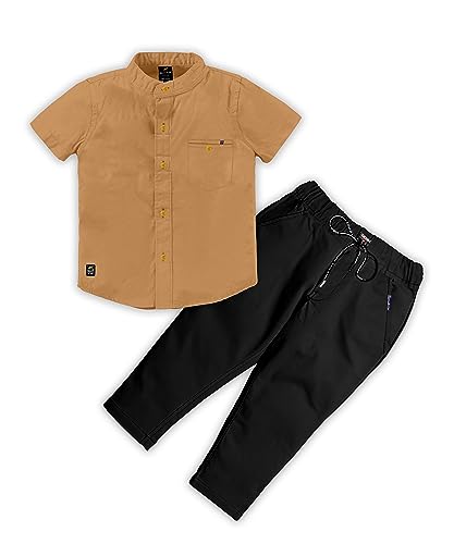 Image of BRUCEWANE Kids Shirt And Trouser Combo Set