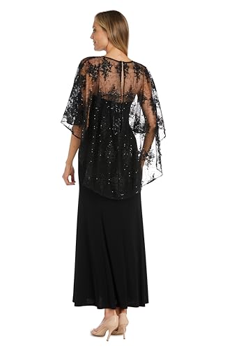 R&M Richards Womens Plus Sequined Long Evening Dress3