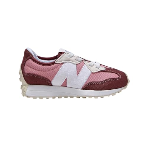 New Balance Zapatos NiƱo 327 Artic Grey, 7dk Washed Burgundy, 30 EU