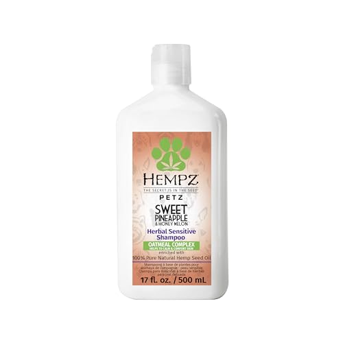 Image of Hempz Petz, Dog Shampoo, Sweet Pineapple & Honey Melon, 17 oz.