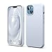 Produktbild elago Liquid Silicone Case Kompatibel mit iPhone 13 Hülle (6,1"), Hochwertiges Silikon, Rundumschutz Handyhülle : 3-Layer Struktur Schutzhülle, Kratzfestes Weiches Mikrofaserfutter (Hellblau)