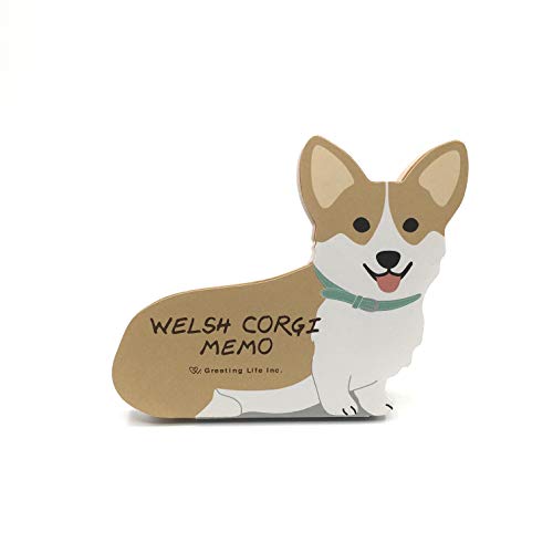 Welsh Corgi Dog Die-cut Memo Pad 4.75'x4' 90 Sheets