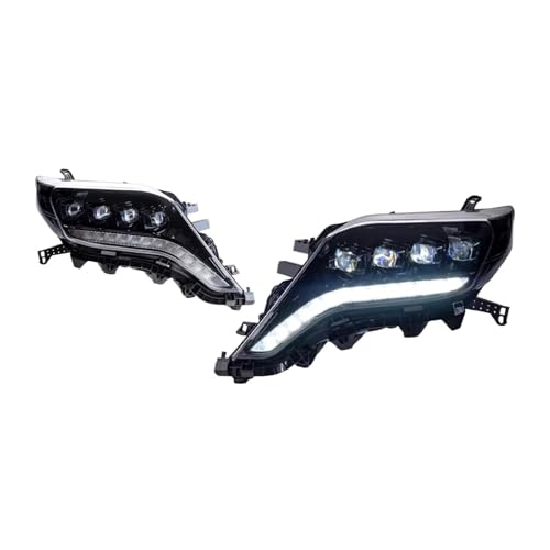 Phares LED Toyota Prado 2014 2015 2016 bloc optique feux DRL clignotant défilant