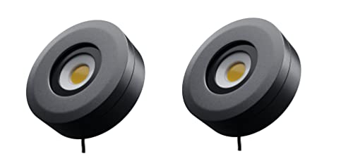 Image of Nortek Platina+ 5W COB LED Surface Spotlight | Focus Light for Ceiling, Mirror, Bathroom & Wall Decor | IP66 Waterproof Anti-Glare Light for Balcony, Staircase & Indoor Use | Cool White - Pack of 2