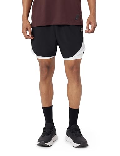Image of FUAARK 2 in 1 Compression Shorts for Men for Gym, Sports, Running & Cycling Activities with Pocket