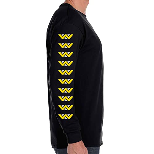 Future of Flight Weyland Yutani Corp Logo Double Sided Long Sleeve Poly Blend T-Shirt3