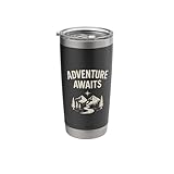 Adventure Awaits – Outdoor Travel Design Stainless Steel Insulated Tumbler