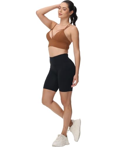 Image of MotoRun Bralettes for Women, Strappy Sports Bra Push up Bralette Sexy Bras Rave Top