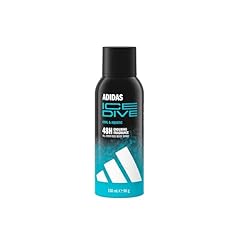 adidas, Ice Dive Deodorante Spray Uomo, Profumo che Dura fino a 48 Ore, Formula Vegana e Senza Alcol, 150ml