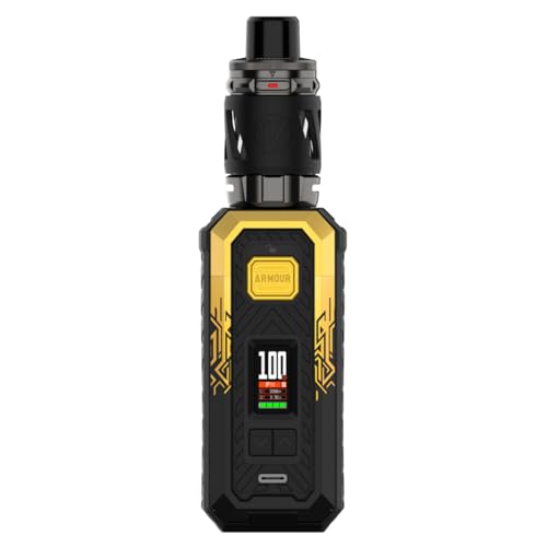 Vaporesso ARMOUR S Kit 100W boîte MOD Vape et 5ml iTANK 2 Fit GTi Mesh Coil Cigarette électronique No Nicotine (Cyber Gold)