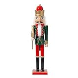 El cascanueces de Navidad se encuentra a 50 cm de altura, lo que lo convierte en el tamaño perfecto que se muestra en los mantones, sobre la chimenea o en cualquier otro espacio que desee agregar Alguna alegría festiva.