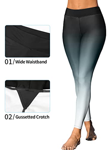 Image of ATTRACO Swimming Pants for Women High Waisted Swim Pants Swim Leggings Swim Tights