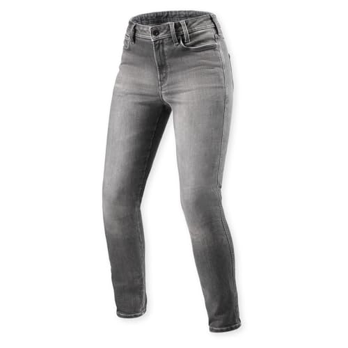 Jean moto femme REV'IT! Shelby 3 gris pour vos trajets urbains quotidiens