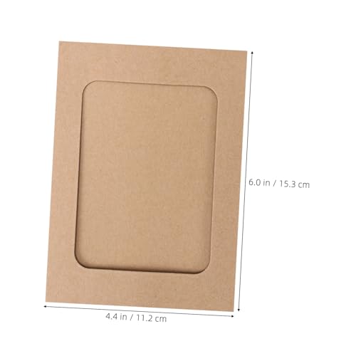 Vorcool R2CK9X1044H62029QR Kraft Paper Photo Frames 4X6In 30Pcs Picture Frames Multi Wall Hanging Paper Photo Frames thumb #1