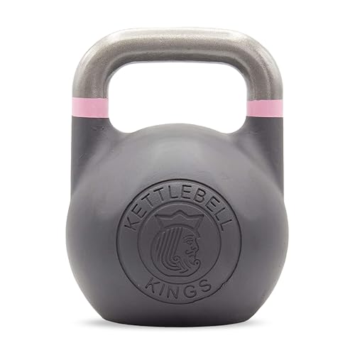 Kettlebell Kings Pesa rusa de competición – Pesa rusa pesada de acero fundido de 20 a 75 libras...