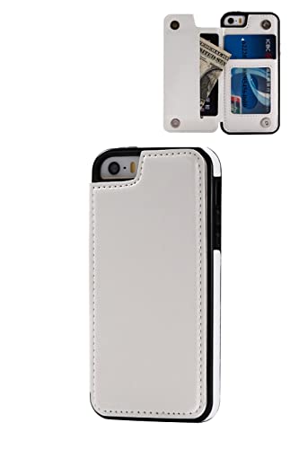 ホビナビ 背面手帳型 スマホケース iPhone 6s / iPhone 6 用 PUレザー 手帳型 カバー 携帯ケース おしゃれ かわいい 可愛い 頑丈 高耐久 磁石吸着 ホワイト smt-case-17-515-wh-i6