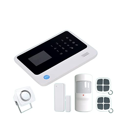 Preisvergleich Produktbild SOLSVN Sicherheitsalarmsystem GSM Unterstützung des Alarmsystems App Steuerung des drahtlosen Home -Sicherheitsalarmsystems steuern GS-G90B Plus W-LAN Alarmsystem Selbstgebauter Sicherheitsalarm
