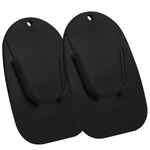 Motorcycle Support Pad 2 PCS Black