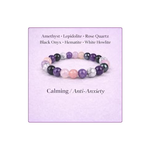 Calming Crystal Bracelet for Women, Anti...