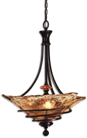 Uttermost Vitalia Pendant 3 Light - 22.25 inches Wide by 22.25 inches deep