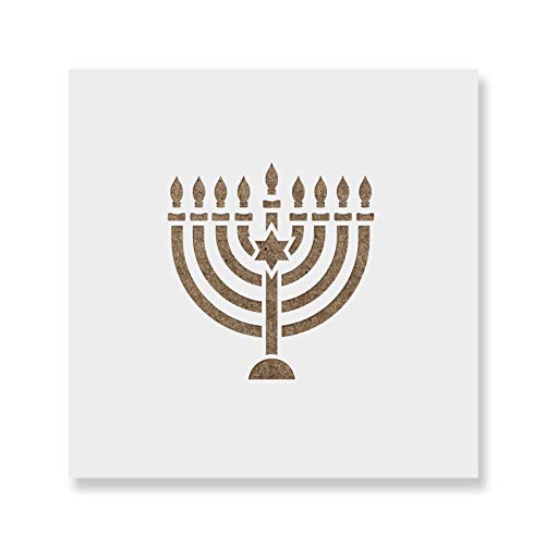 Hanukkah Candles Cookie Stencil - Durable Cookie Stencils For Professional And Home Bakers Alike