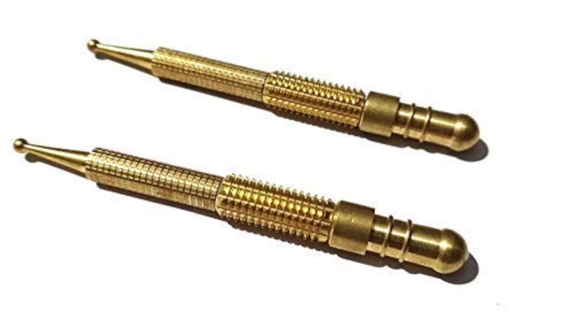 Acupressure Sujok Brass Jimmy-2 Pc +1 Pc Sujok Ring +1 Pc Thumb Pad