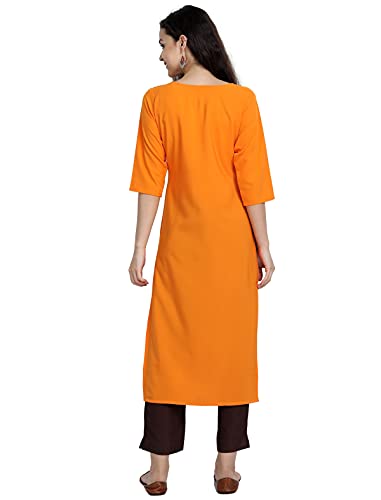 Image of Women's Crepe Regular Kurta