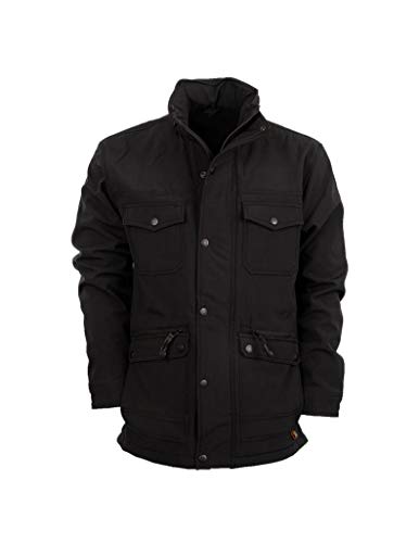STS Ranchwear Western Jacket Mens Brazos II Zip XL Black STS9582