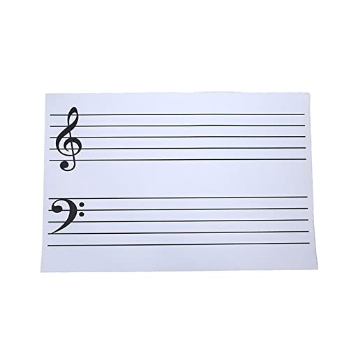 Dry Erase Music Staff Magnet Rewritable Thickened Sheet Teaching Accessories Staff Piano Whiteboard Magnetic Stickers #TOP5