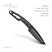 Extrema Ratio - Versa (Black - Expeditions) Fixed Blade Knife, Böhler N690 Steel Blade with Dark Stone Finish, Lightweight Aluminum Handle, Ergonomic Design, Precision Italian Craftsmanship, Durable Outdoor Tool