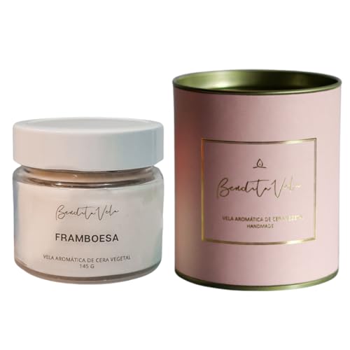 Vela aromática Framboesa 145 g - Bendita Vela