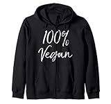 Photo Gallery cute vegan quote funny vegan gift quirky saying 100% vegan felpa con cappuccio Photo Gallery cute vegan quote funny vegan gift quirky saying 100% vegan felpa con cappuccio