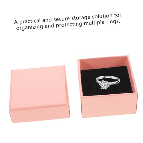 Boîtes à bijoux roses VANZACK contre la perte de boucles d'oreilles - 4