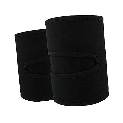 HAPINARY 2pcs Thigh Brace Knee Brace Arm Protection Thin Leg Sleeve Leg Support Wraps Leg Brace Thigh Support Sleeve Thigh Sleeve Thigh Sweat Belt Knee Support Wraps Arm Brace Black