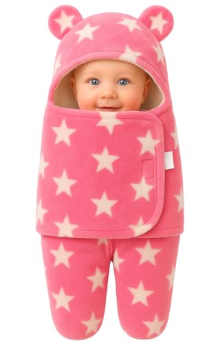 Image of BRANDONN Baby Blanket Newborn Gift Pack of Swaddle Wrapper, 0-9 Months, Length 68 cm x Width 68 cm
