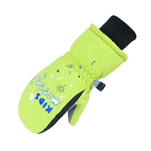 Barns utomhusridning skidhandskar vinter baby pojkar och flickor varm tjock tecknad vatten vindtäta vantar för barn, 3, en storlek