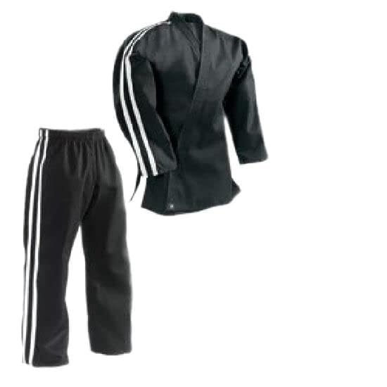 Playwell Arti Marziali A Righe Team Gratis Stile Demo/Mazza Uniforme Rosso Con 2 Colore Nero righe Set - 5/180cm
