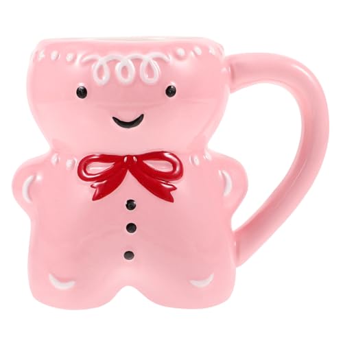 Homoyoyo Gingerbread Man Christmas Mug - 3D Ceramic...