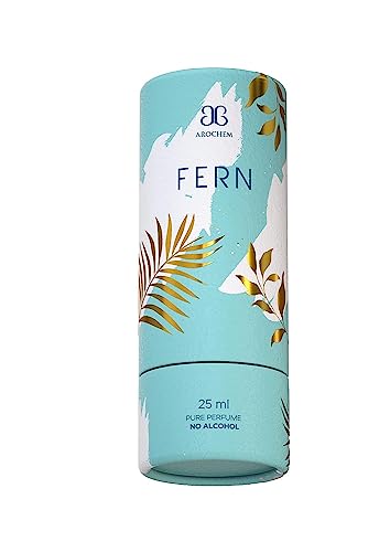 Image of AROCHEM Fern Pure Perfume 25 ML, Alcohol-Free Unisex Perfume Roll On, Compact Fragrance for Men & Women, Attar Style