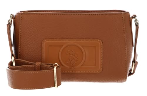 U.S. POLO ASSN. Manipur Crossbody Tan sac compact pour éviter le désordre