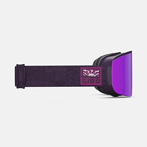 Giro Ella Ski Goggles - Snowboard Goggles For Women - Urchin Adventure Grid Strap With Vivid Pink/Vivid Infrared Lenses #TOP6