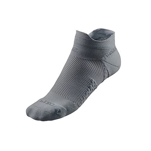 Road Runner Sports R-Gear OS1st Plantar Fasciitis No Show Socks for Men and Women, Grey, M, (2 Pairs)4