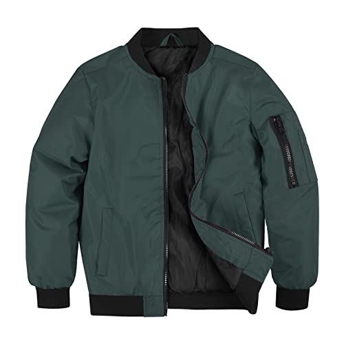 Image of SNOW DREAMS Boys Girls Bomber Jacket Flight Jackets Spring Varsity Jacket