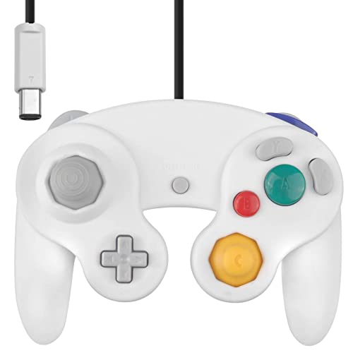 Classique MANETTE contrôleur JOYPAD GAMEPAD pour NINTENDO GAMECUBE GC & blanc